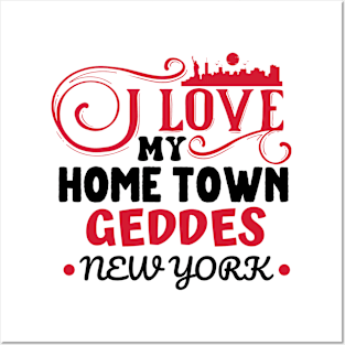 I love Geddes New York Posters and Art